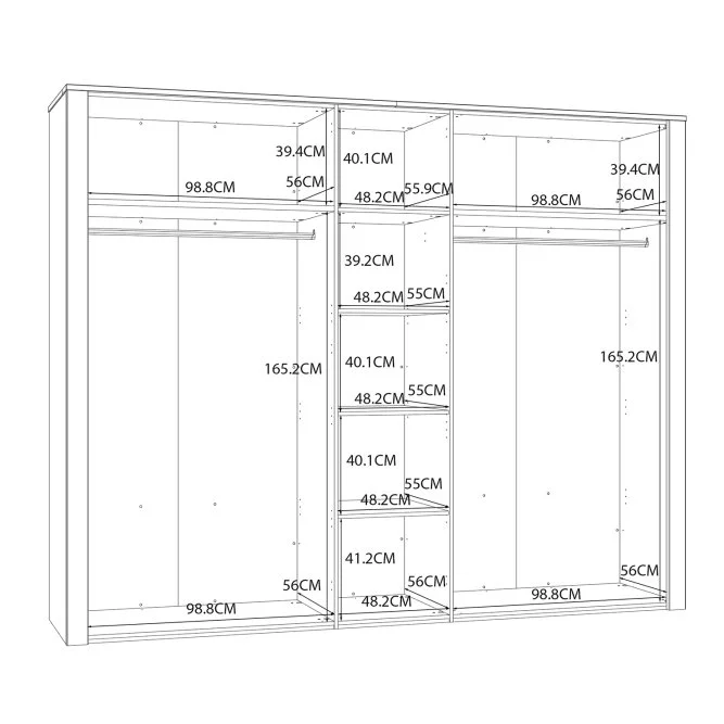 wardrobes-five-door-wardrobes-cabinet-bohol-bhls951-3