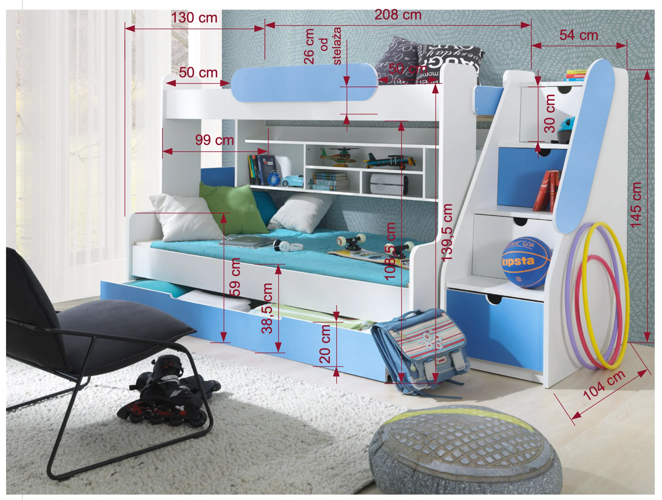 childrens-room-bunk-beds-childrens-bed-segan-2